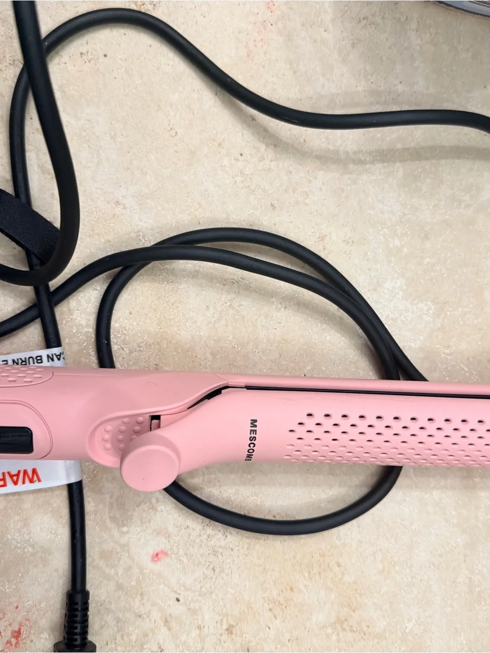 Pink Ceramic Hair Straightener - Lightweight Flat Iron